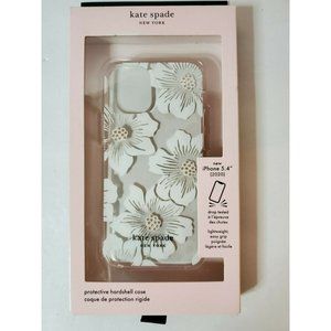 Kate Spade iPhone 5.4" (2020) / 12 Mini Phone Case Hollyhock Floral/Clear Design